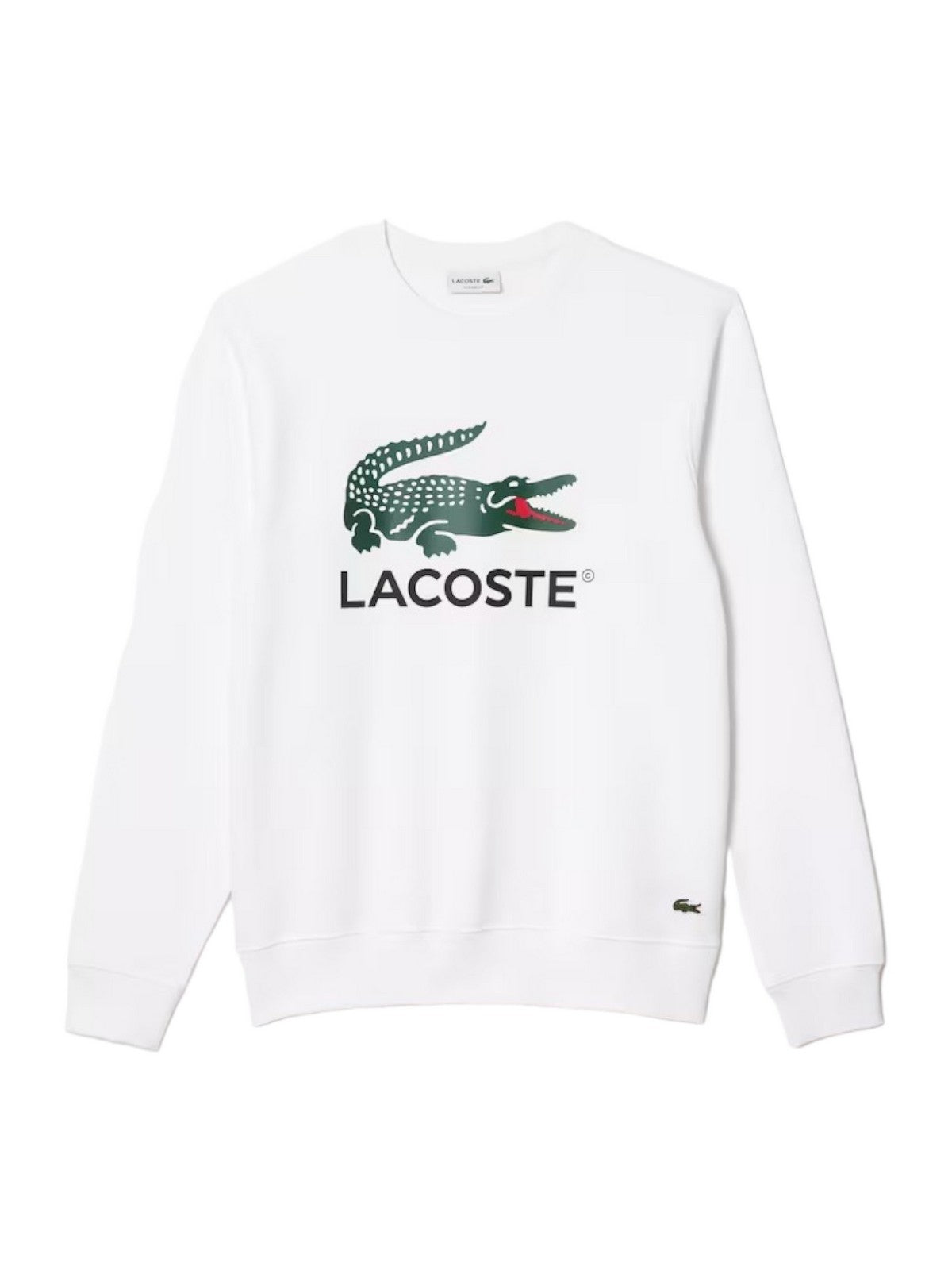 LACOSTE Hommes Sweatshirt SH1281 001 Blanc