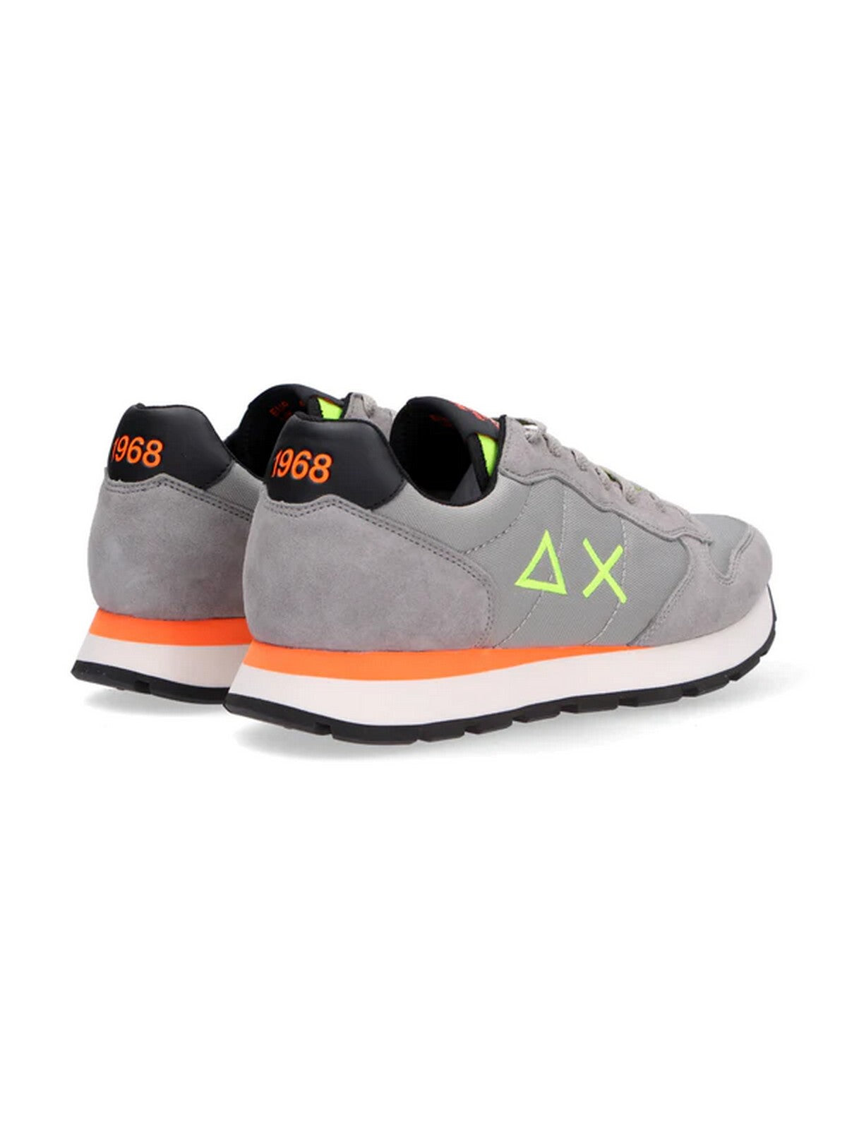 SUN68 Homme Sneaker Tom fluo nylon Z43102 34 Gris