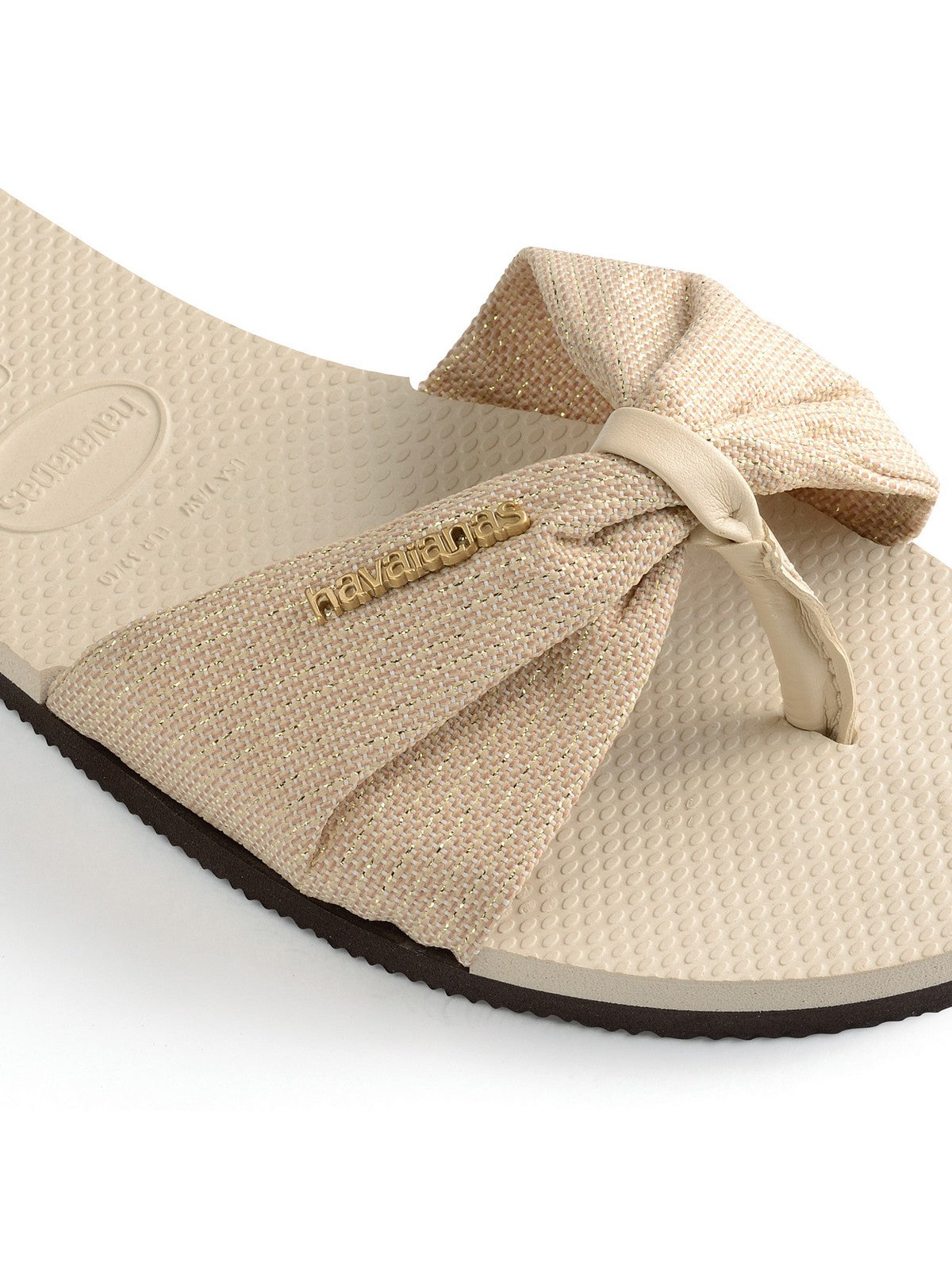 Tongs HAVAIANAS Femme Hav. You St Tropez shine 4145627.0121 Beige