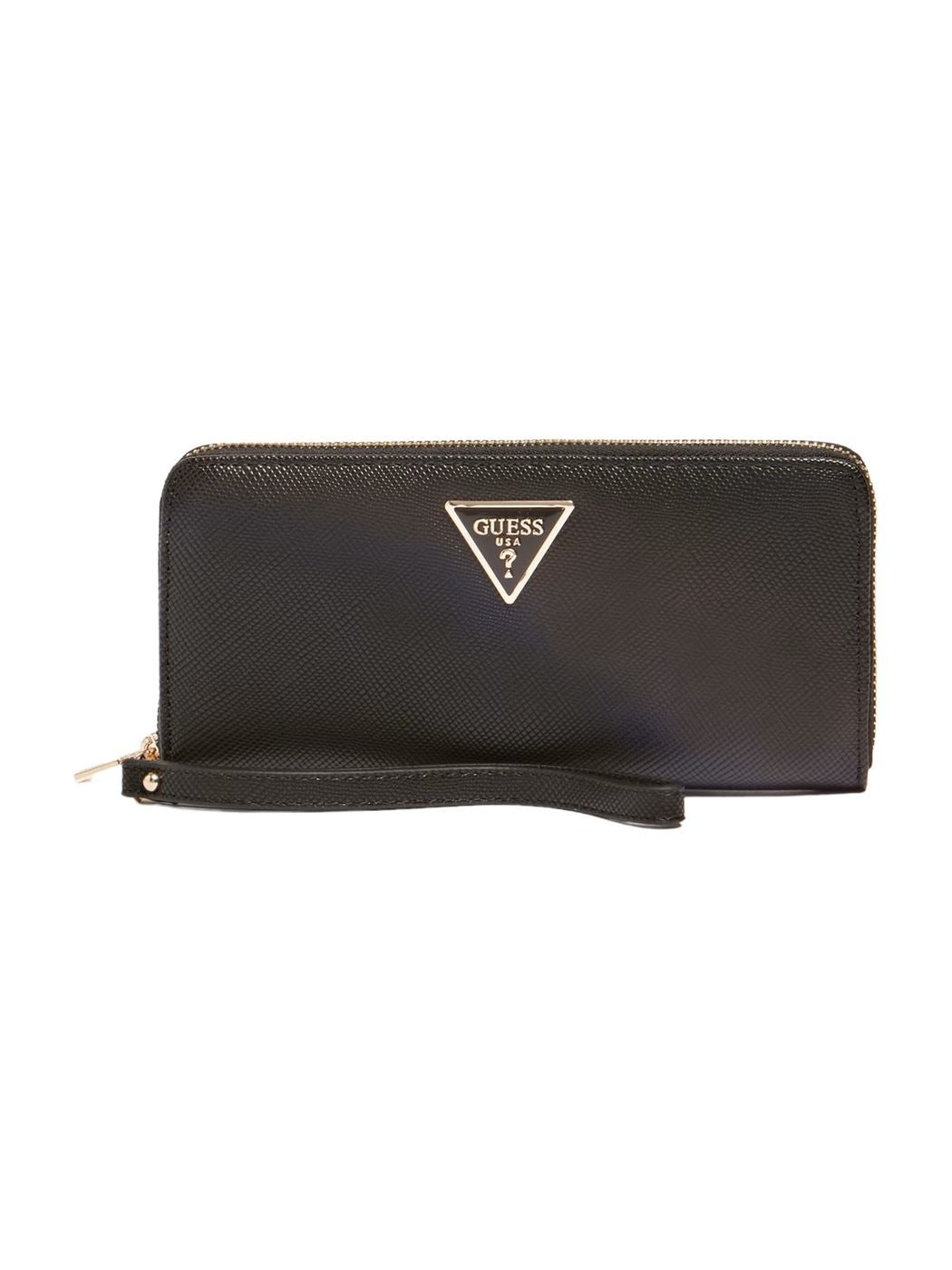 GUESS Portefeuille femme Laurel Slg Card & Co SWZG85 00460 BLA Noir