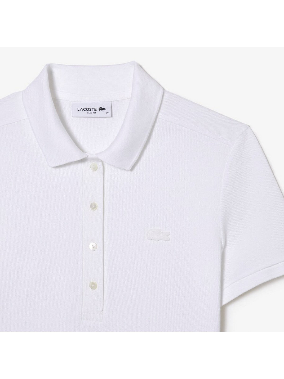 LACOSTE T-shirt et polo pour femmes PF5462 001 Blanc