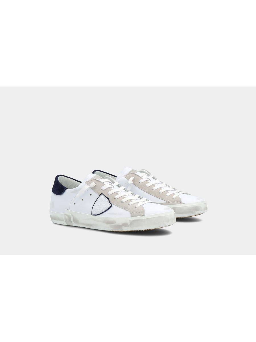 PHILIPPE MODEL Homme Sneaker Prsx PRLU VX22 Blanc