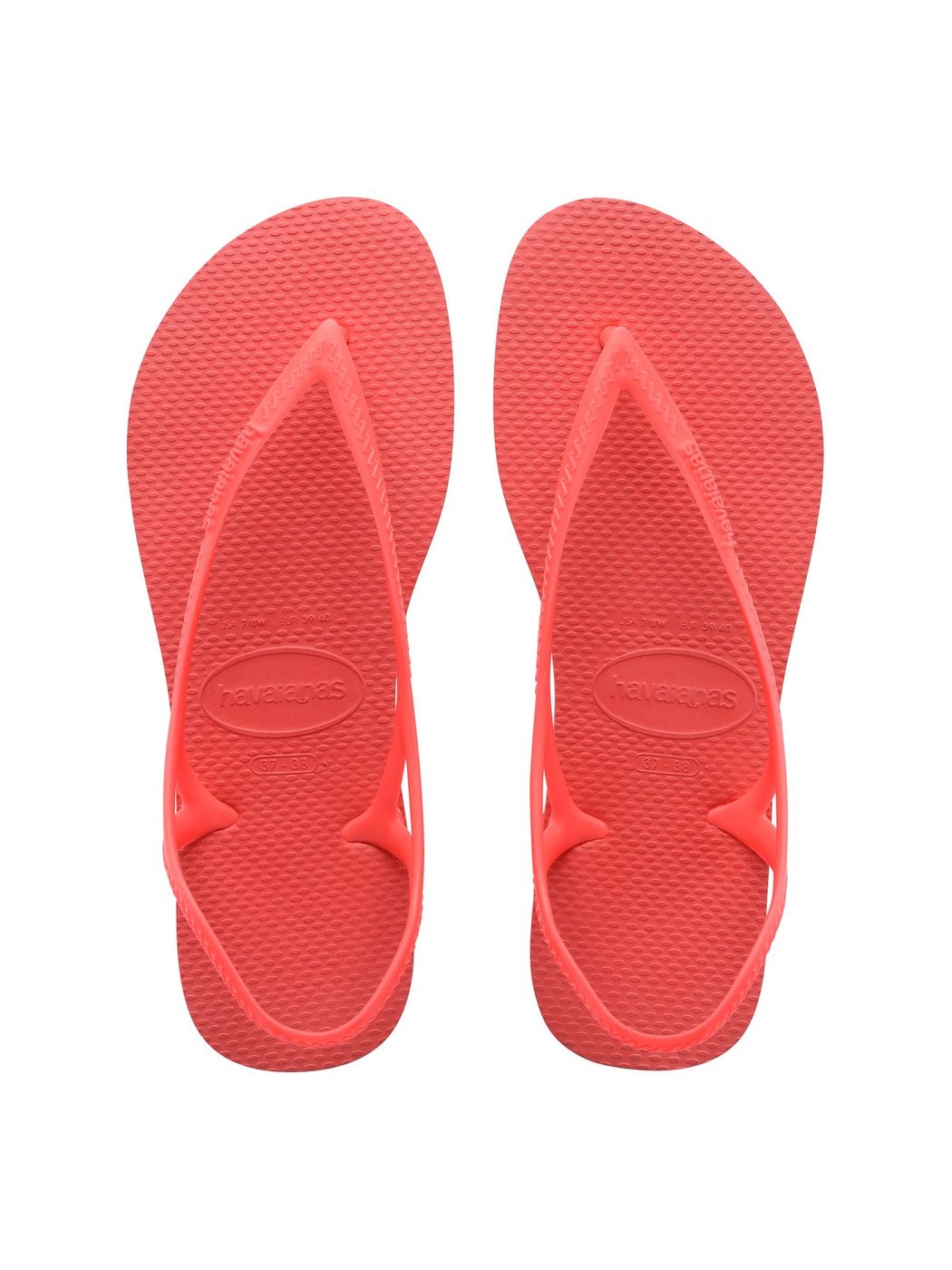 Tongs HAVAIANAS Femmes 4145746.6024 Rouge