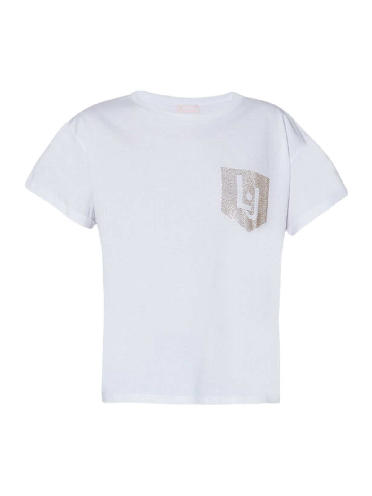 LIU JO WHITE T-Shirt et Polo Femme WF3079J5923 Q9492 Blanc