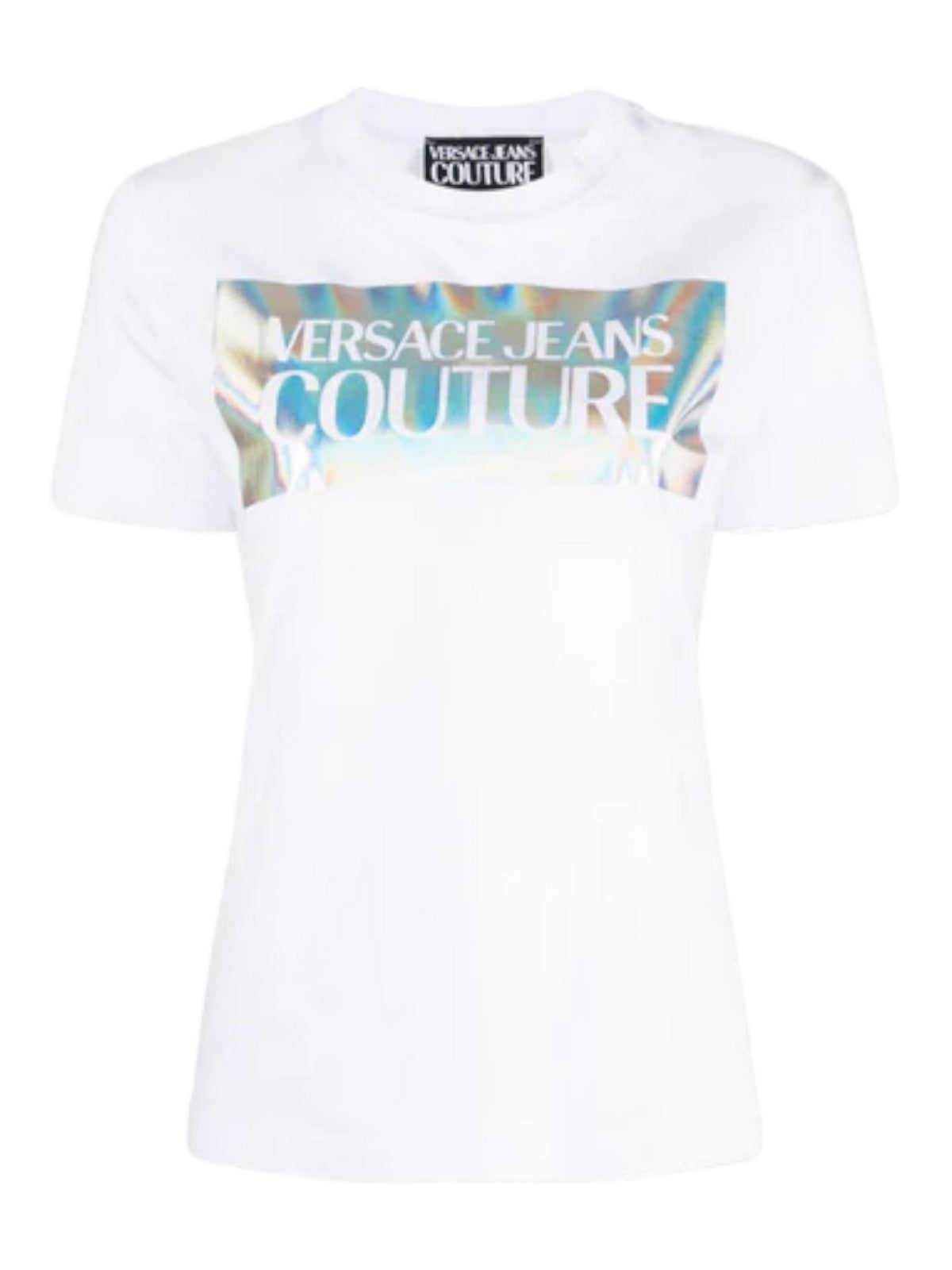 VERSACE JEANS COUTURE T-Shirt et Polo Femme 75HAHF04 CJ03F 003 Blanc