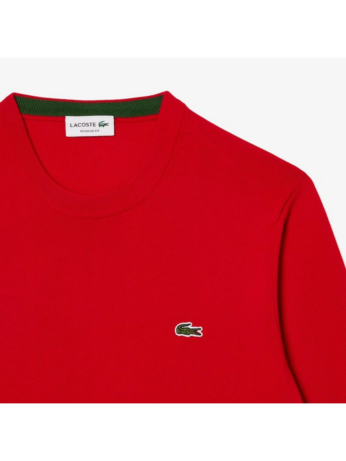 LACOSTE Hommes Pull AH1985 240 Rouge