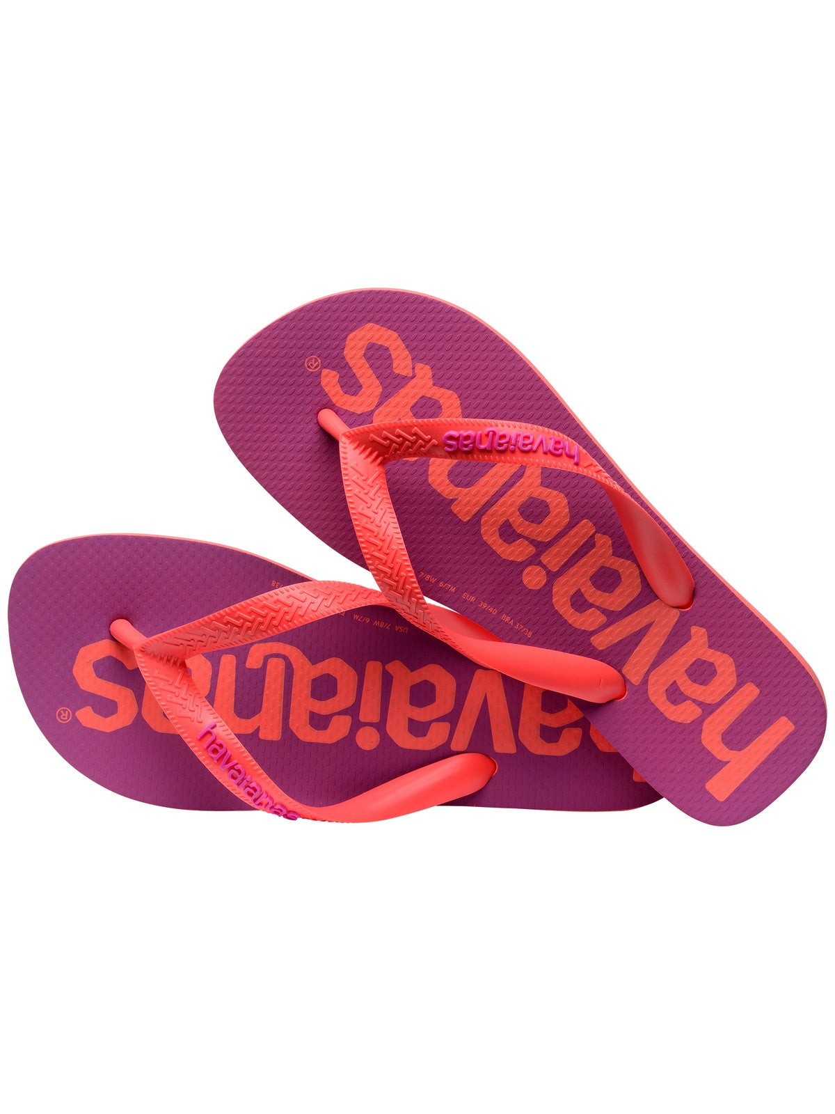 HAVAIANAS Tongs femmes Hav. Top logomania 2 4145741.1256 Rose