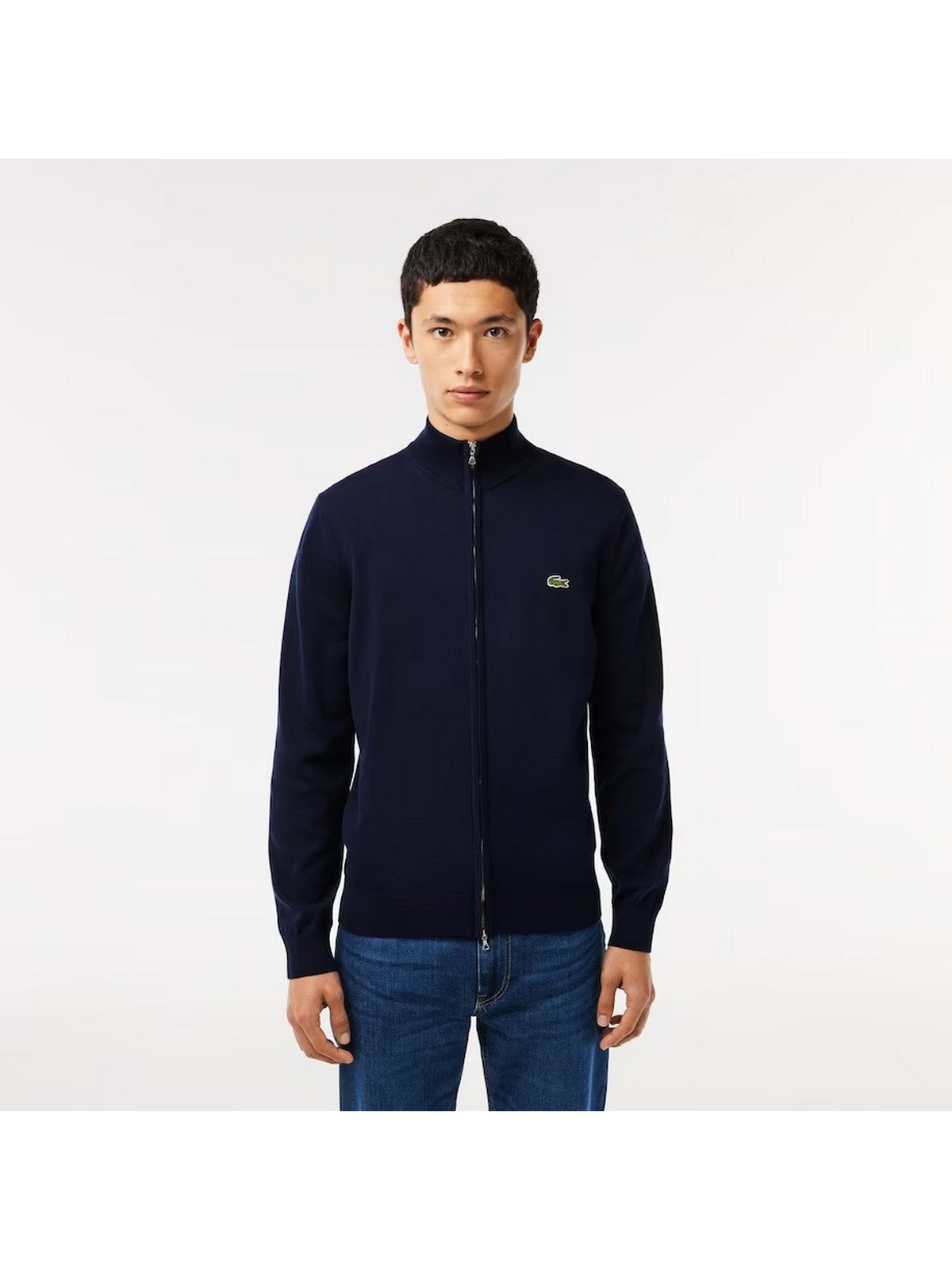 LACOSTE Cardigan Hommes AH1957 166 Bleu