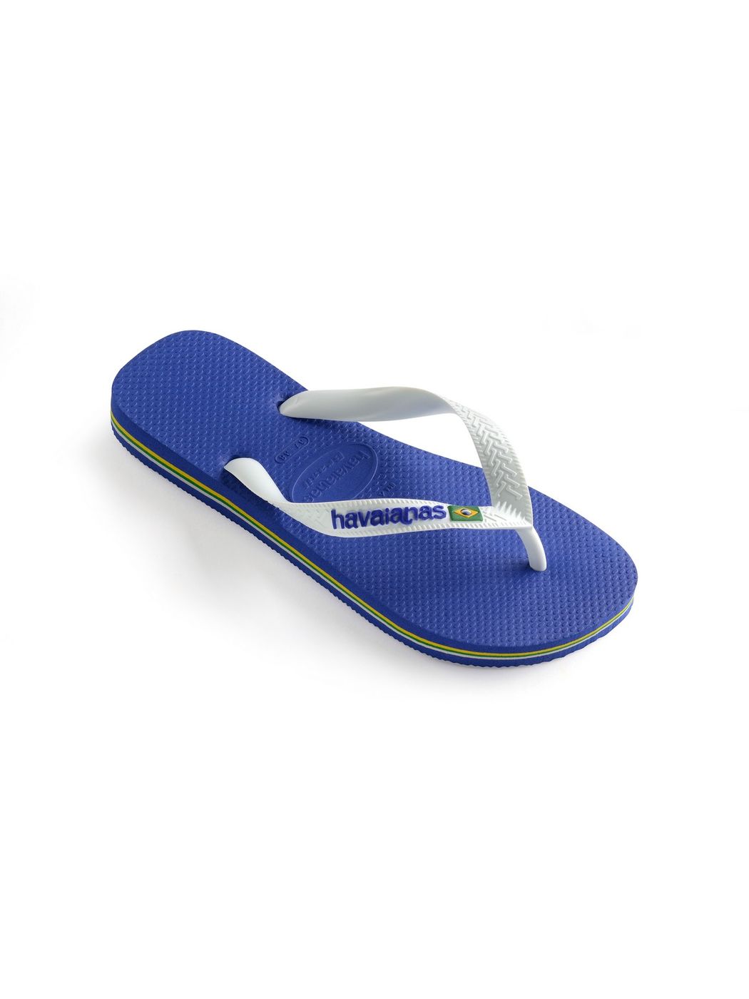 Tongs unisexes adultes HAVAIANAS Hav. Brasil 4110850.2711 Bleu