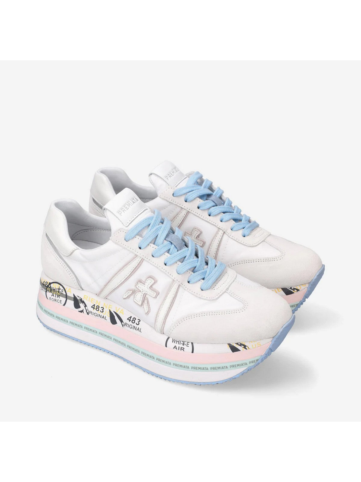 PREMIATA Femmes Sneaker Beth BETH VAR 6235 Blanc