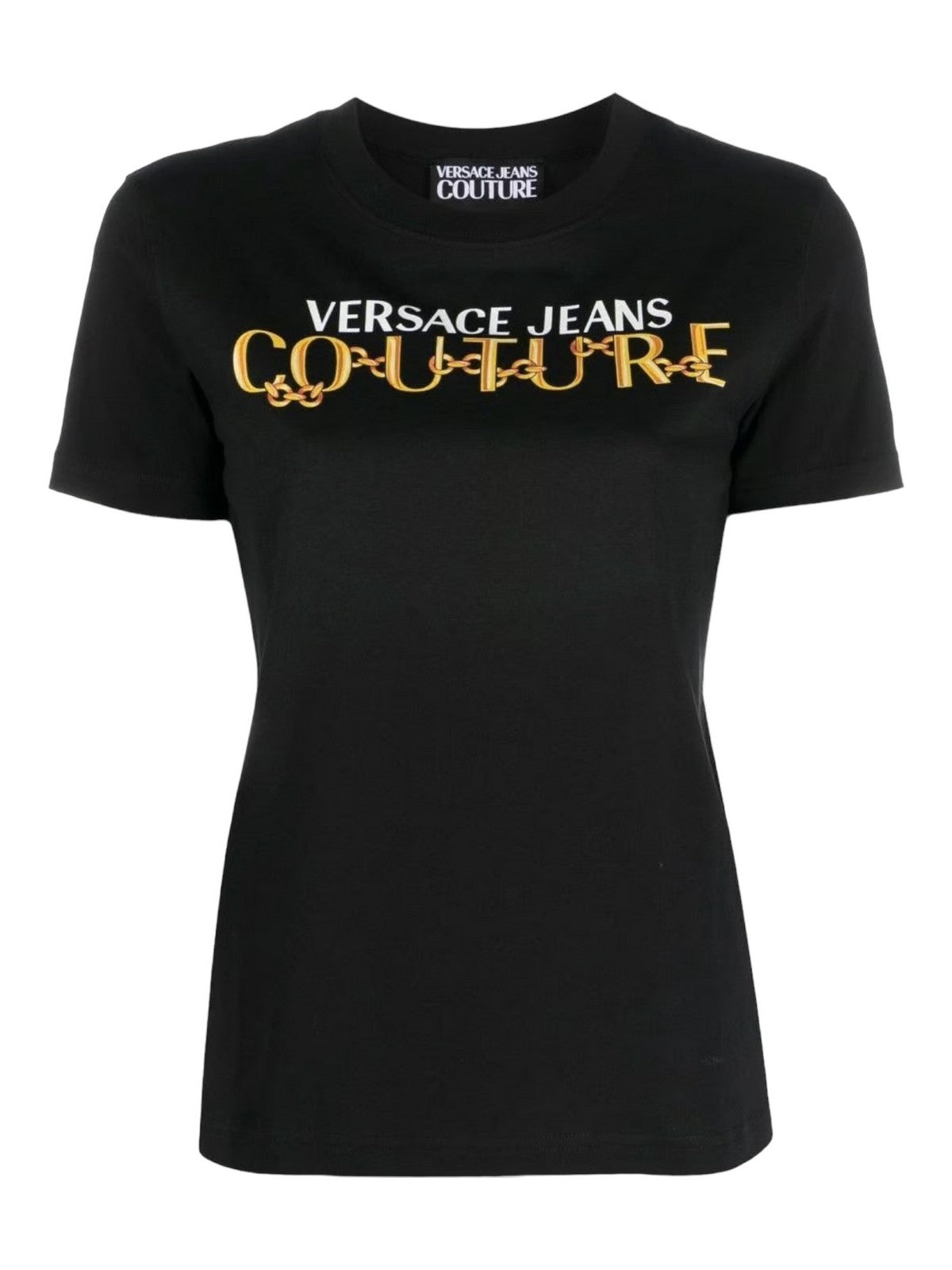 VERSACE JEANS COUTURE T-Shirt et Polo Femme 75HAHF01 CJ00F G89 Noir