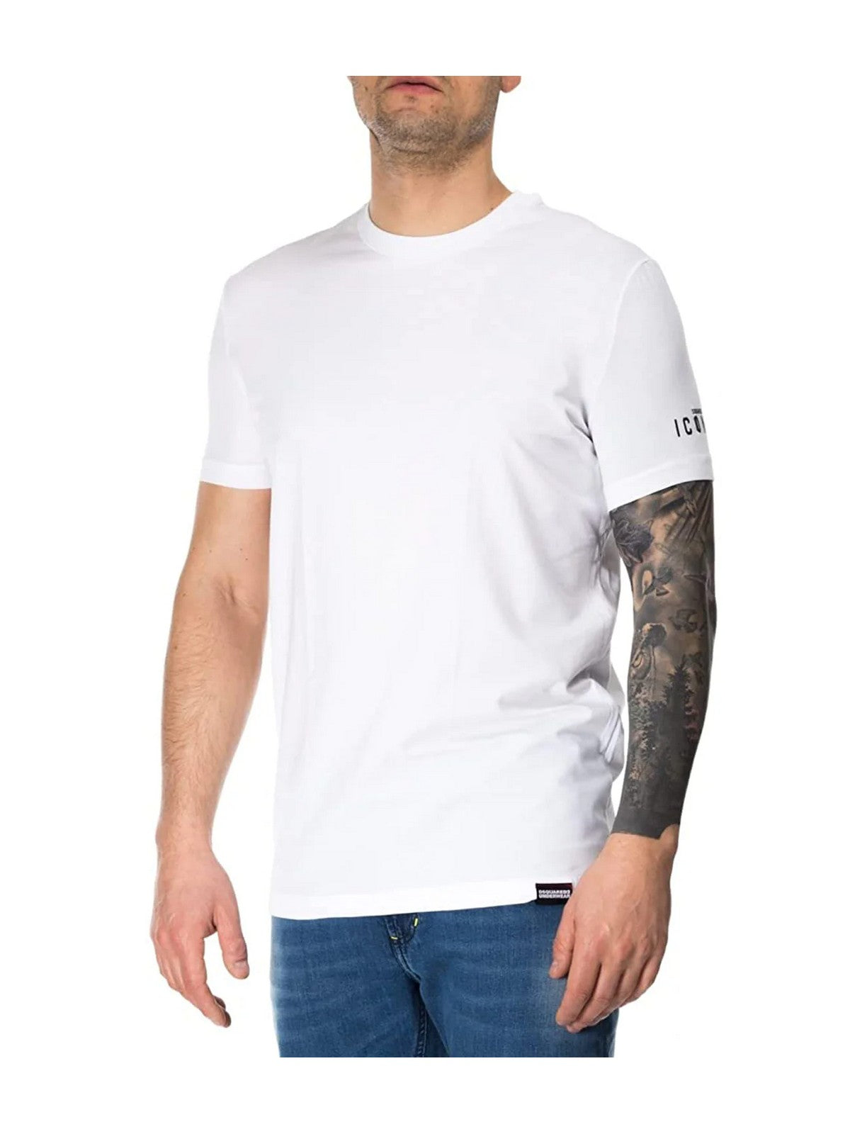 DSQUARED2 T-Shirt et Polo Hommes D9M20447 100 Blanc