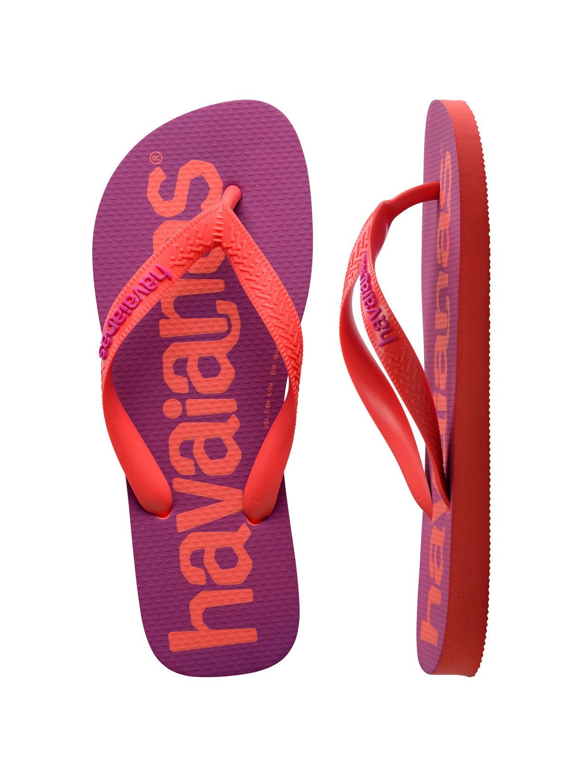 HAVAIANAS Tongs femmes Hav. Top logomania 2 4145741.1256 Rose