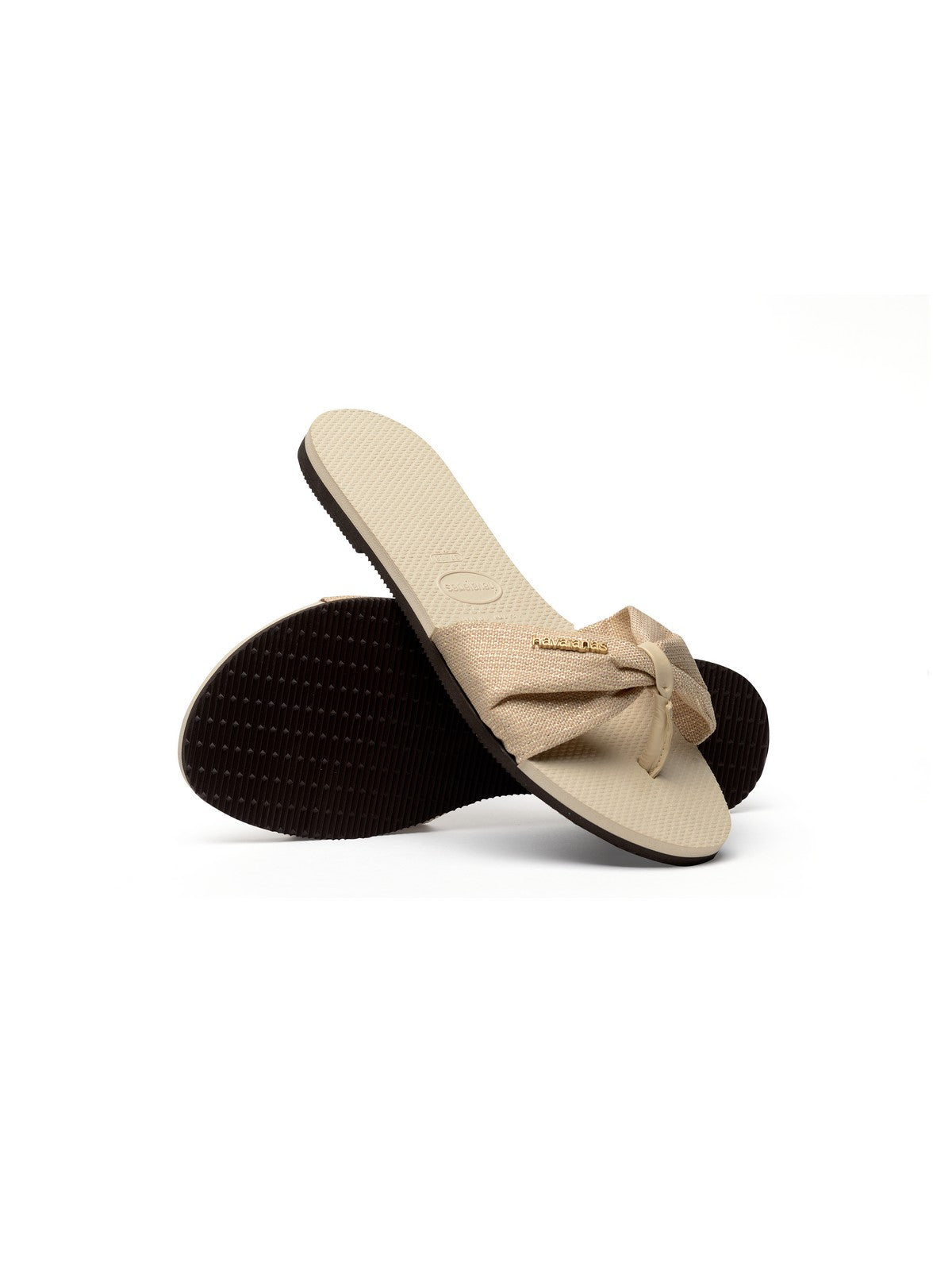 Tongs HAVAIANAS Femme Hav. You St Tropez shine 4145627.0121 Beige