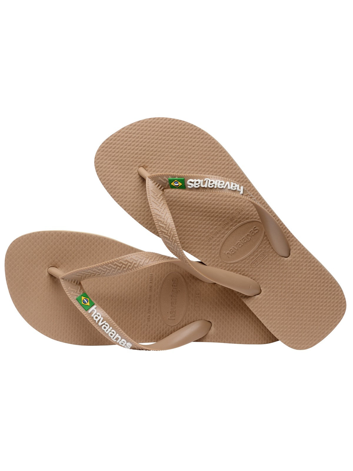 HAVAIANAS Tongs femmes Hav. Brasil logo 4110850.3581 Rose