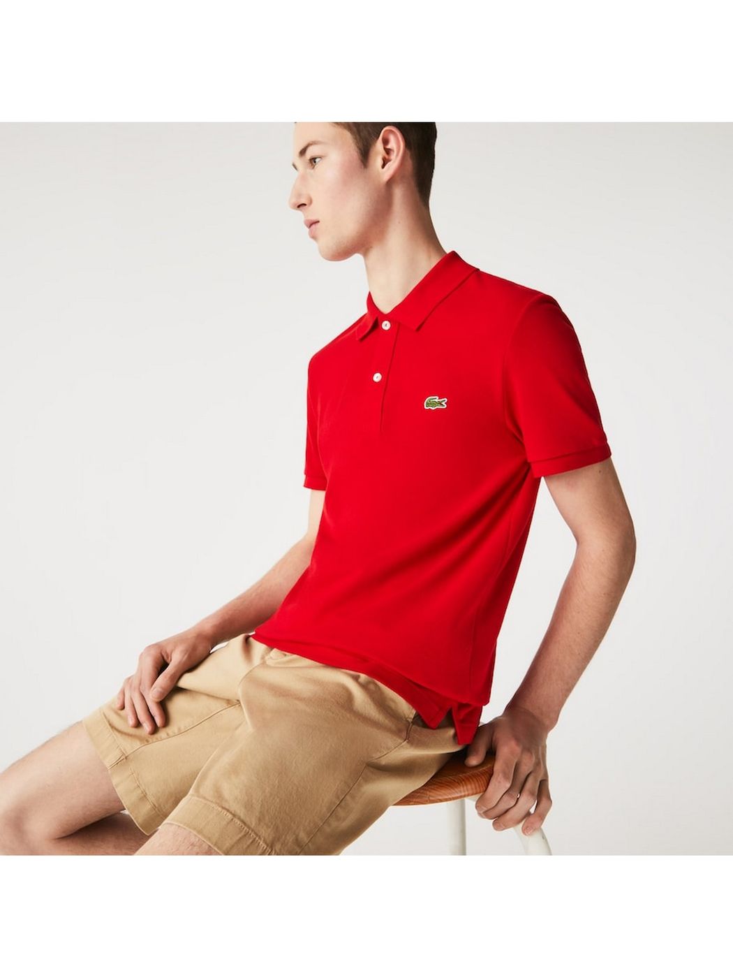 LACOSTE T-Shirt et Polo Hommes PH4012 240 Rouge