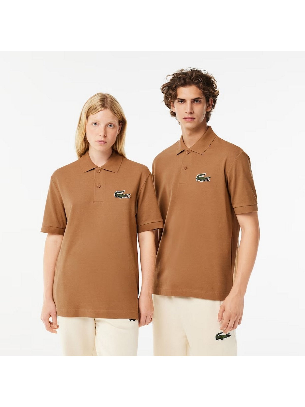 LACOSTE Hommes T-Shirt et Polo PH3922 SIX Marron