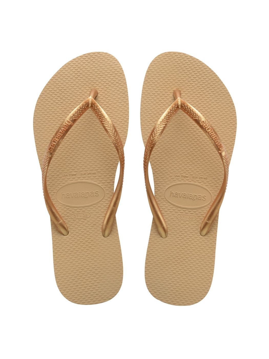 Tongs HAVAIANAS Femmes 4000030.0570 Or