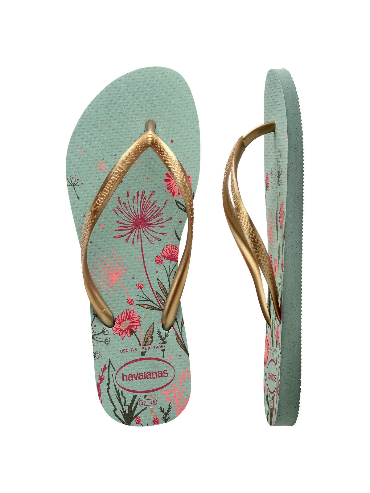 HAVAIANAS Tongs femmes hav. Slim Organic 4132823.1809 Vert