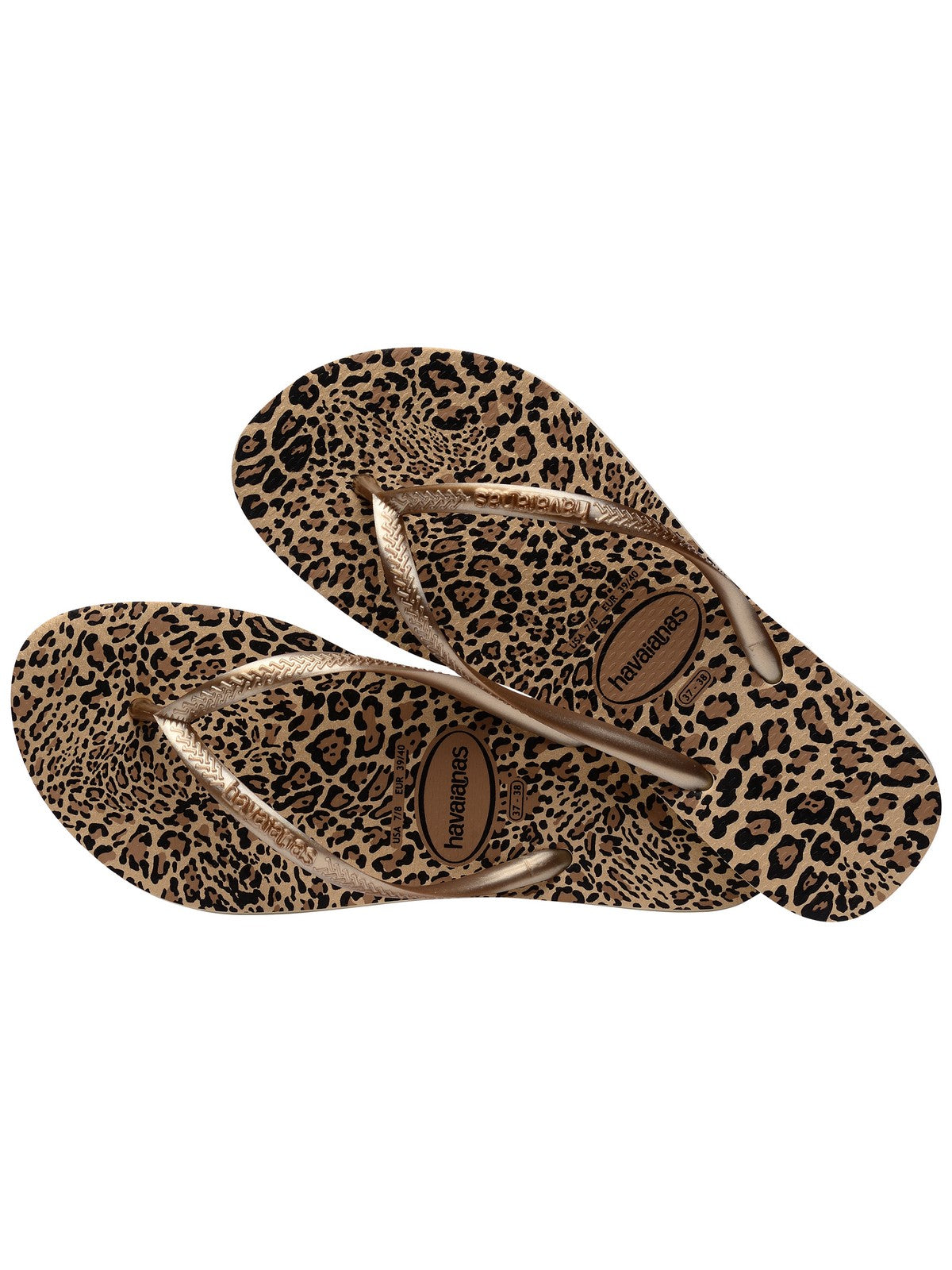 HAVAIANAS Tongs femmes Hav. Slim animals 4103352.9877 Beige