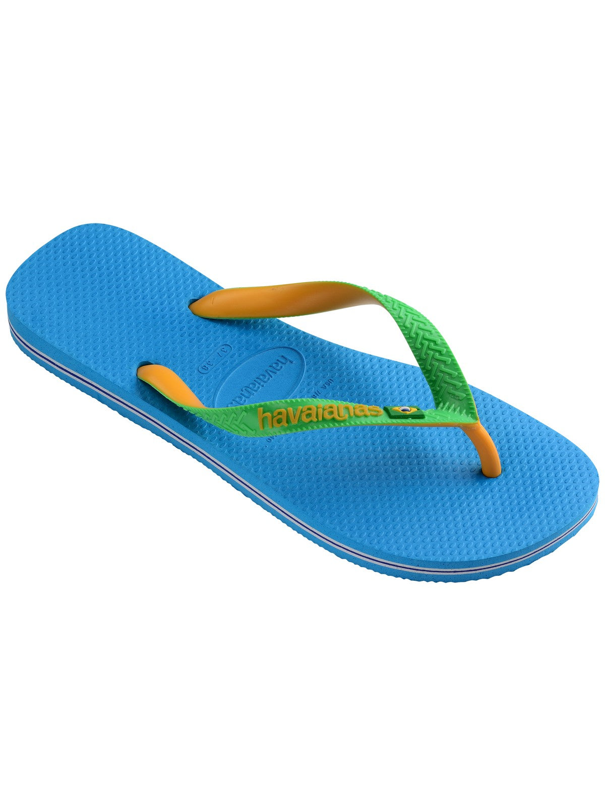 HAVAIANAS Adulte Tongs unisexes Hav. Brasil mix 4123206.1989 Turquoise