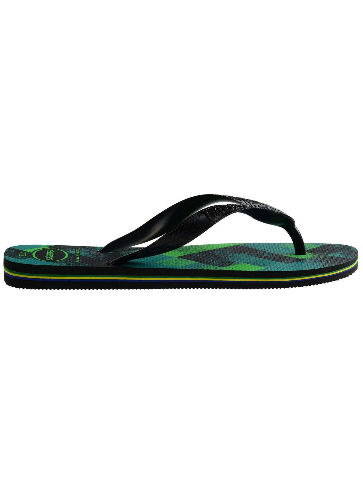 Tongs unisexes adultes HAVAIANAS Hav. Brasil Fresh 4145745.7662 Noir