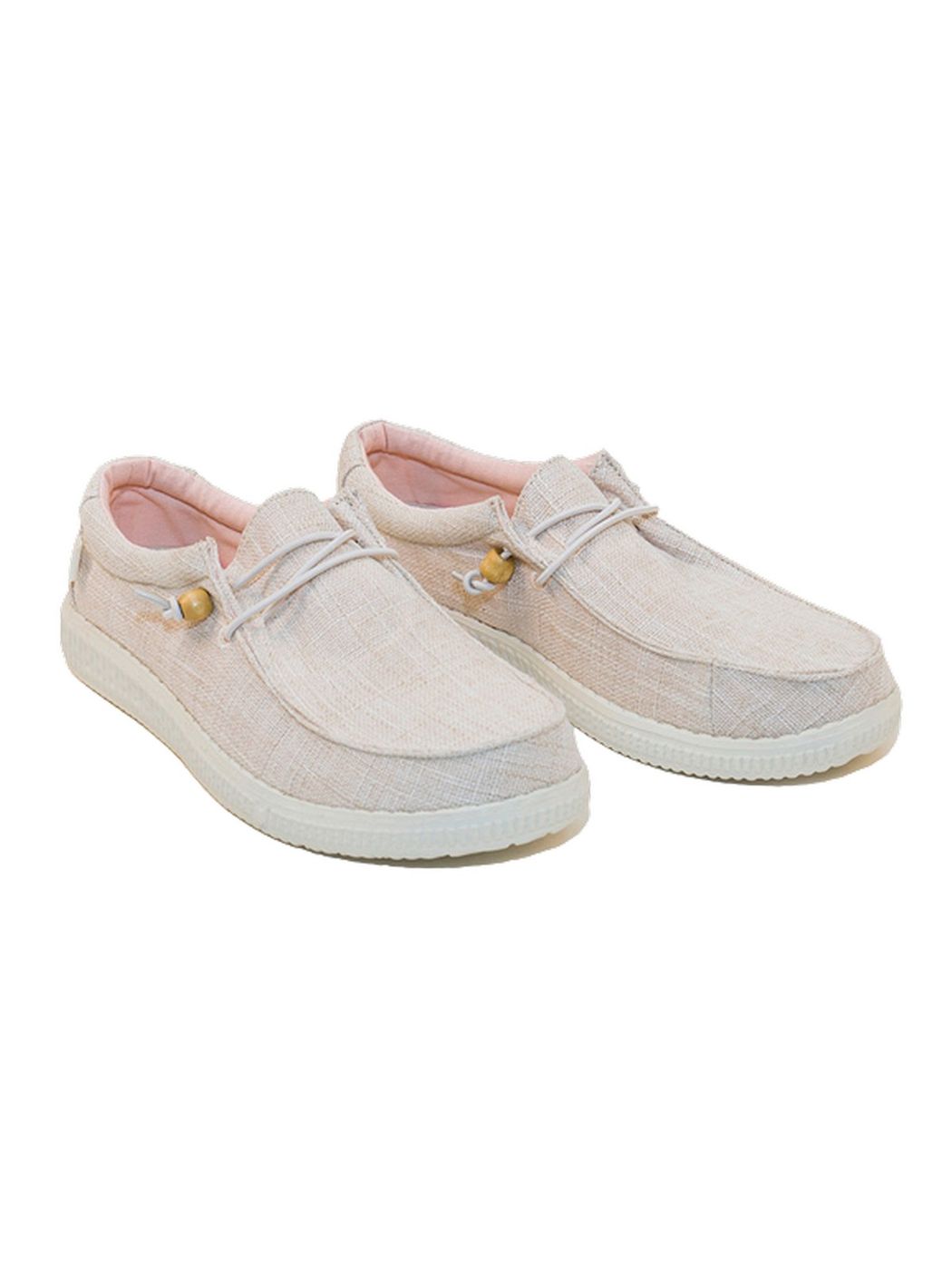 PITAS Mocassin Hommes WP150 WALLABY LINEN ARENA Beige