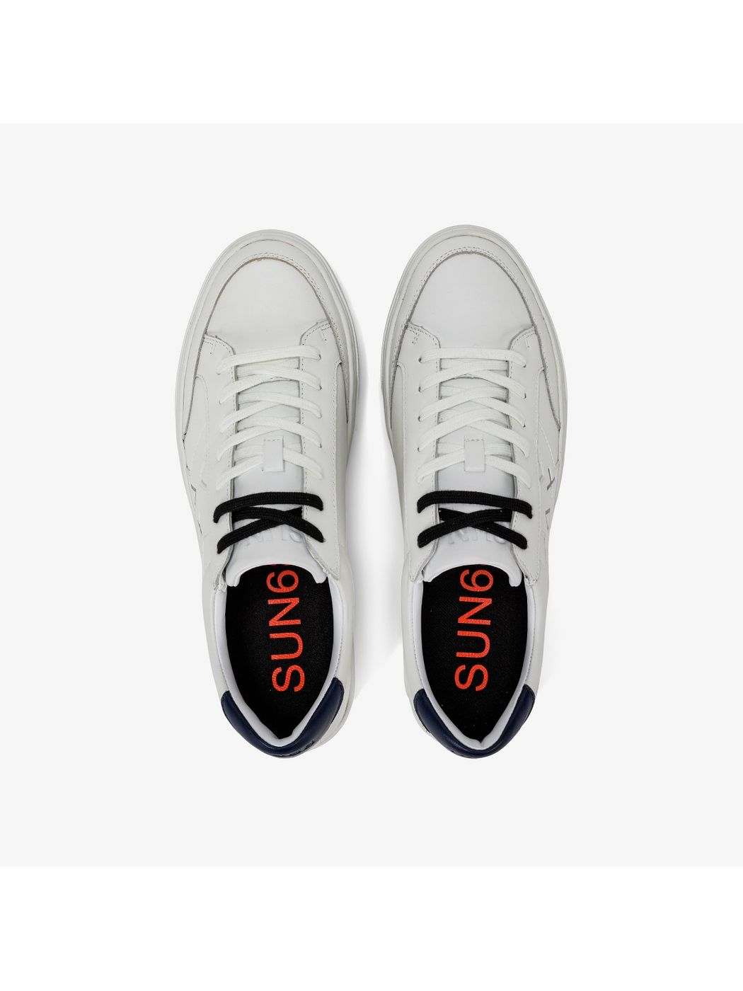 SUN68 Hommes Sneaker Skate Z42125 01 Blanc