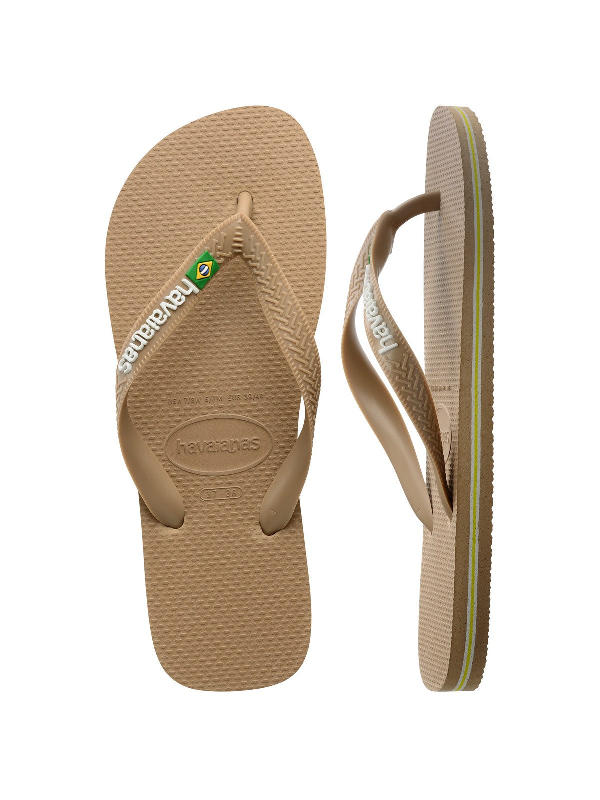 HAVAIANAS Tongs femmes Hav. Brasil logo 4110850.3581 Rose