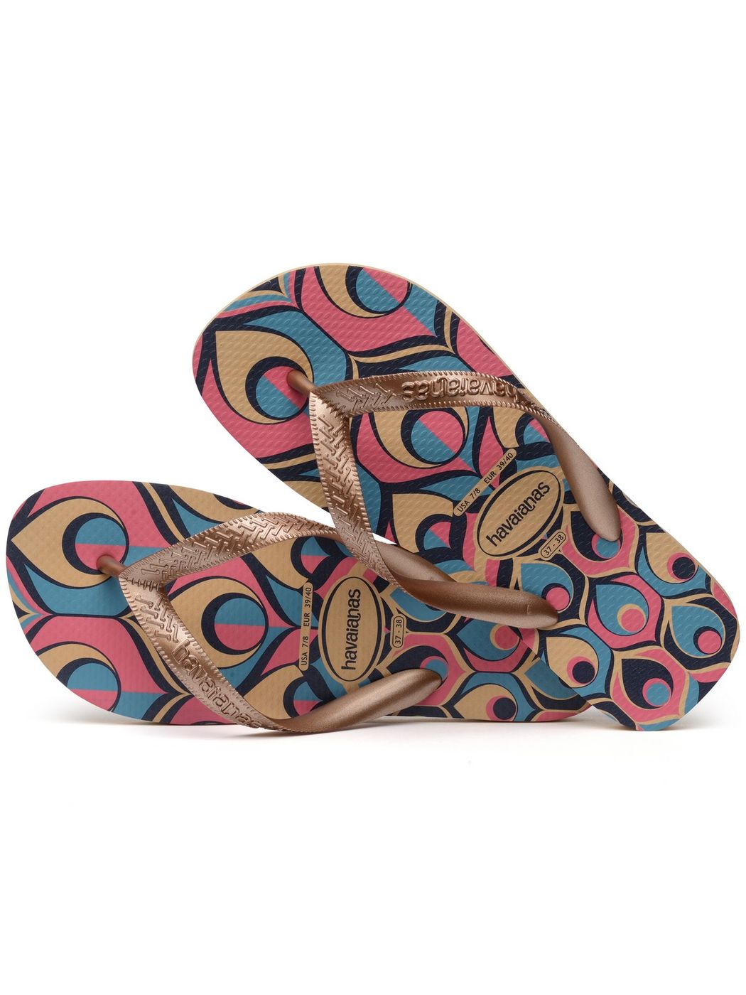 Tongs HAVAIANAS Femme 4123230.0570 Or