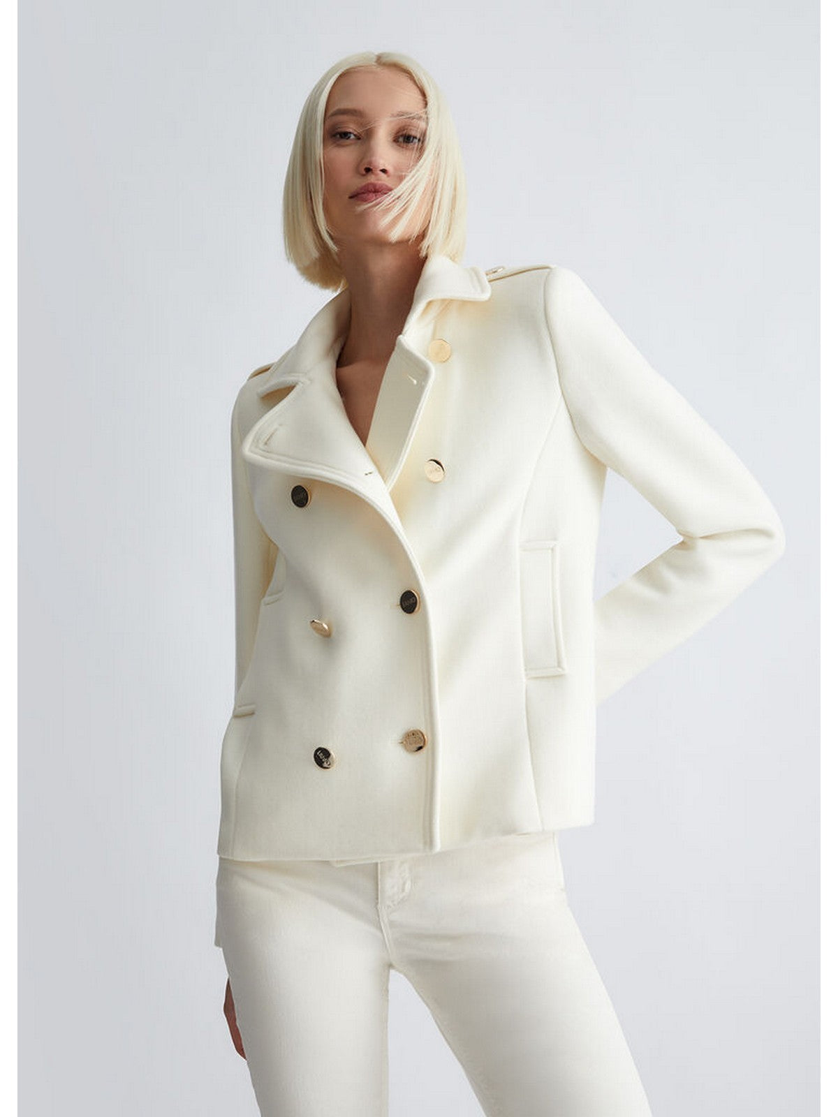 LIU JO BLACK Manteau pour femme CF3038T3578 X0256 White