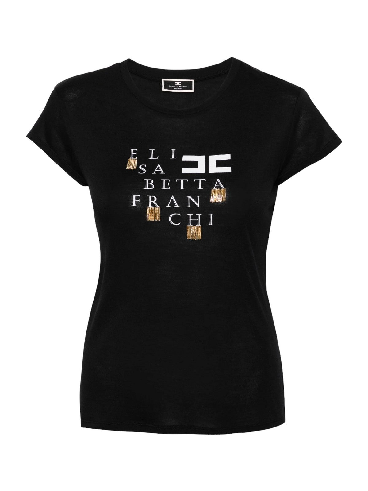 ELISABETTA FRANCHI T-Shirt et polo pour femme MA00841E2 110 Noir