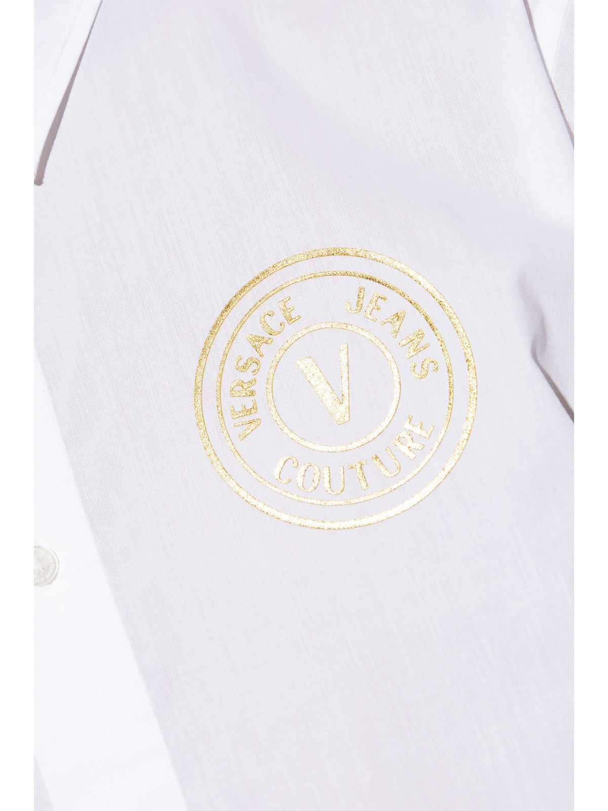 VERSACE JEANS COUTURE Chemise Hommes 75GALYS2 CN002 003 Blanc