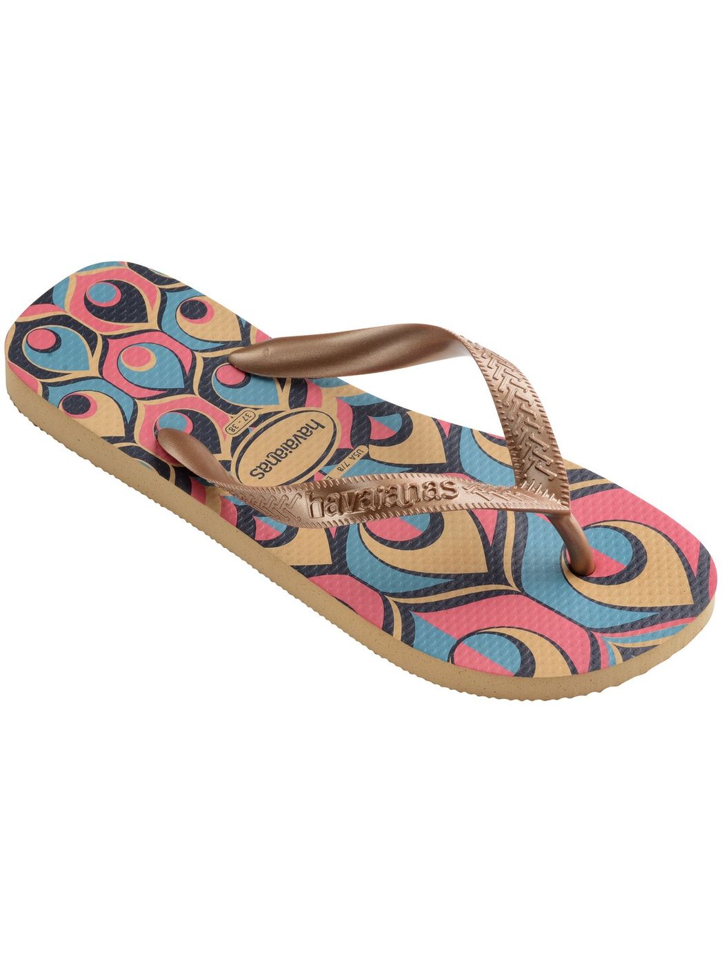 Tongs HAVAIANAS Femme 4123230.0570 Or