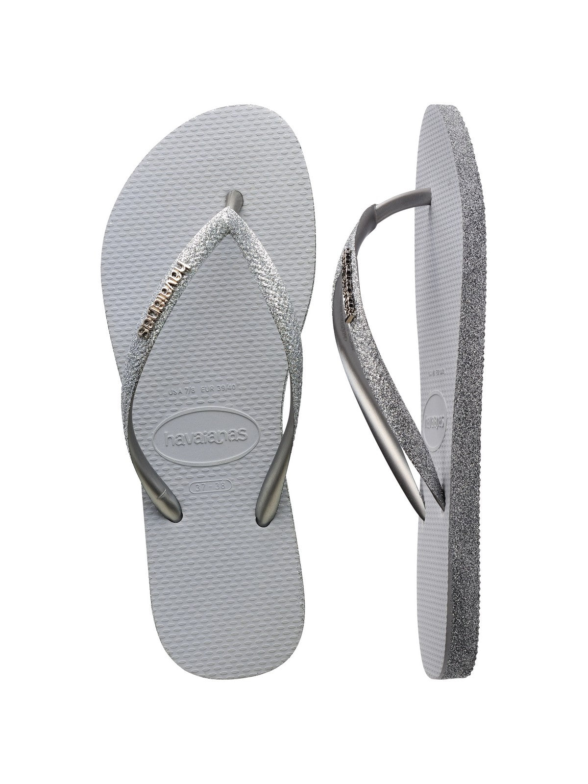 HAVAIANAS Tongs femmes Hav. Slim Sparkle II 4146937.3498 Gris