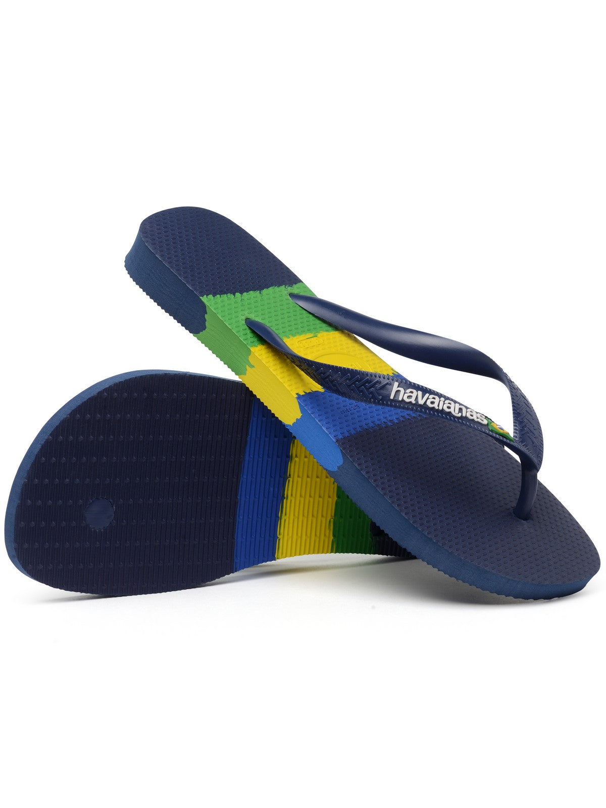 Tongs unisexes adultes HAVAIANAS Hav. Brasil Tech 4147239.0555 Bleu