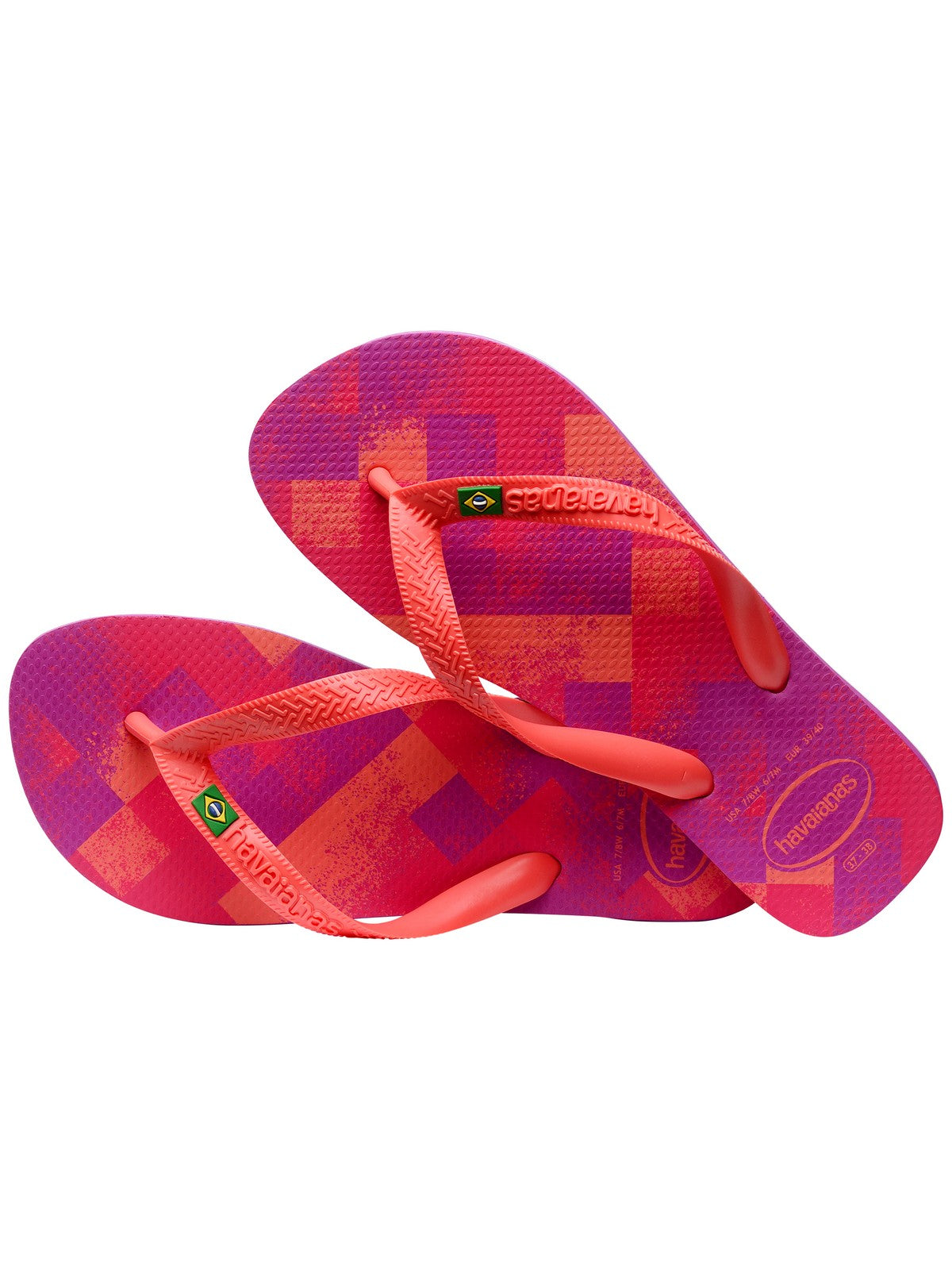 HAVAIANAS Tongs femmes Hav. Brasil Fresh 4145745.4622 Rose