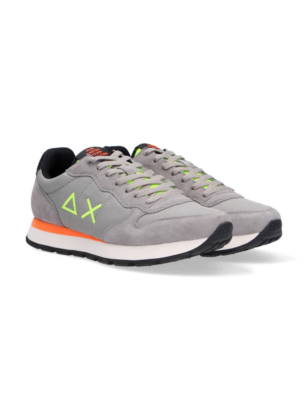 SUN68 Homme Sneaker Tom fluo nylon Z43102 34 Gris