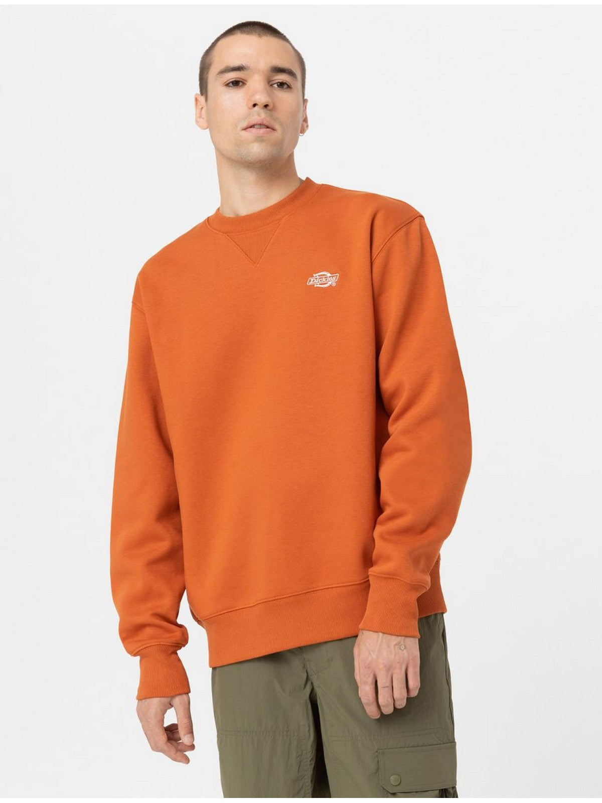 DICKIES Sweatshirt Hommes DK0A4Y6Q C051 Orange