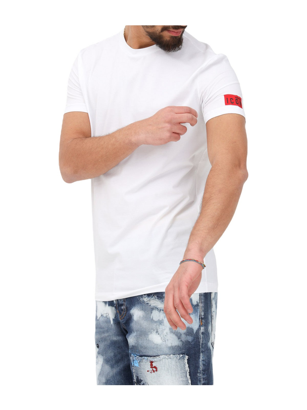 DSQUARED2 T-Shirt et Polo Hommes D9M20448 141 Blanc