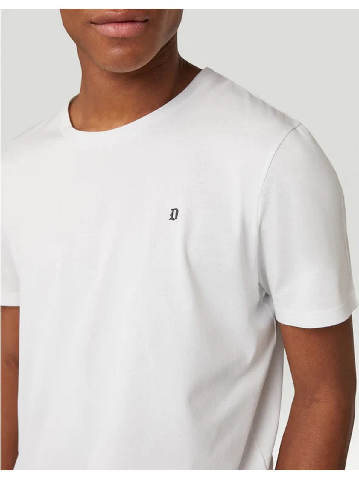 DONDUP Hommes T-Shirt et Polo US198 JF0271U ZL4 000 Blanc