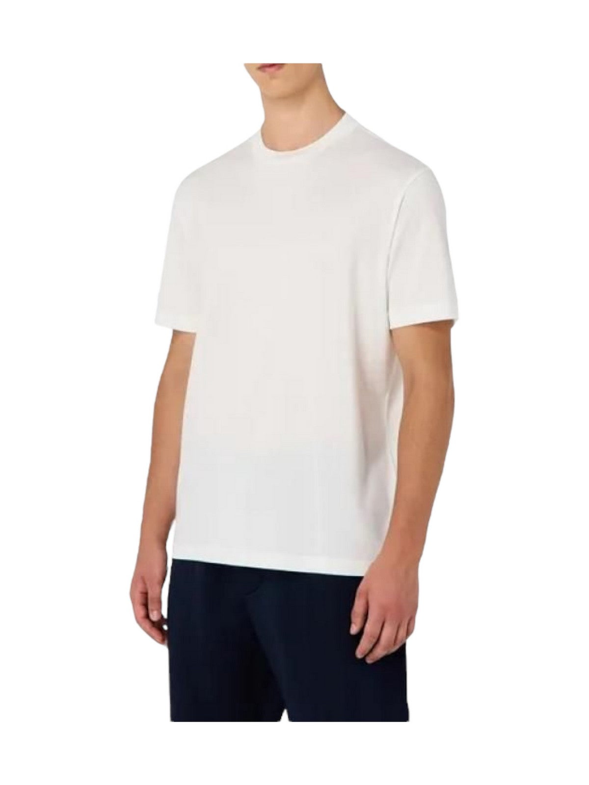 EMPORIO ARMANI Hommes T-Shirt et Polo 6R1T69 1JUVZ 0101 Blanc