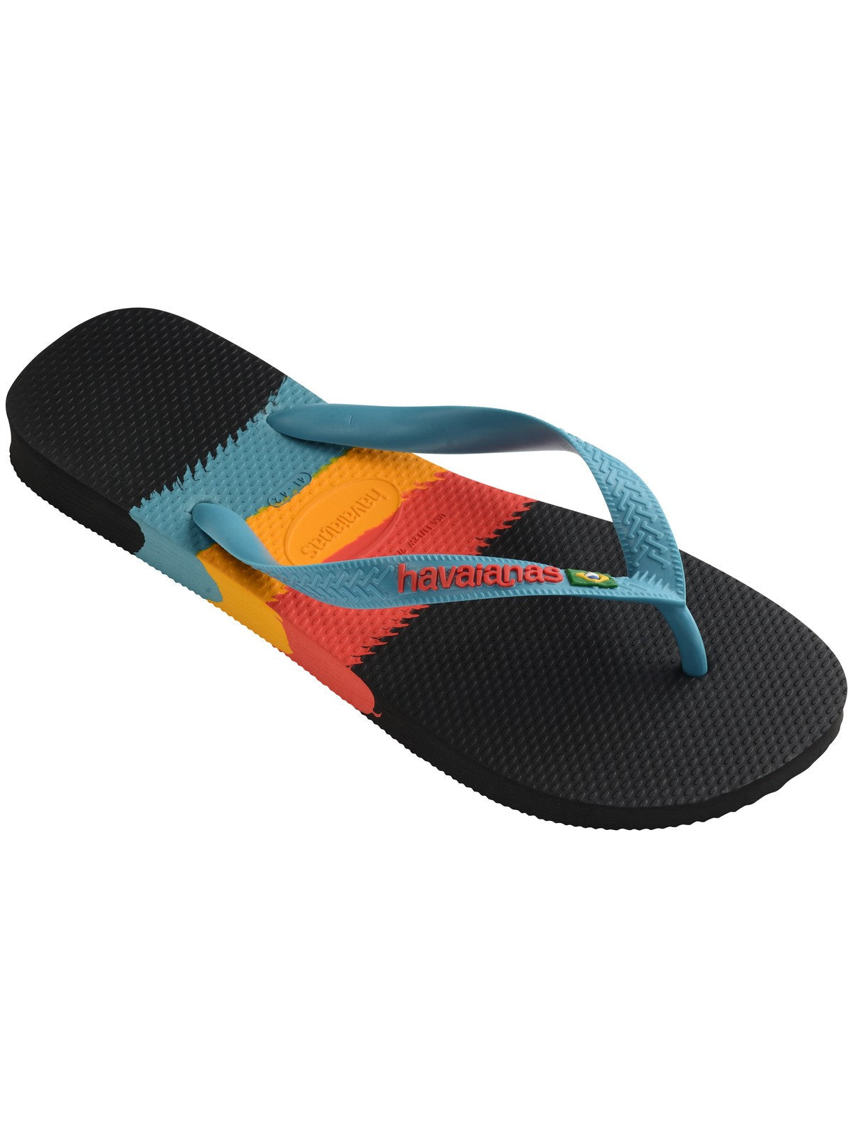 Tongs unisexes adultes HAVAIANAS Hav. Brasil Tech 4147239.0090 Noir