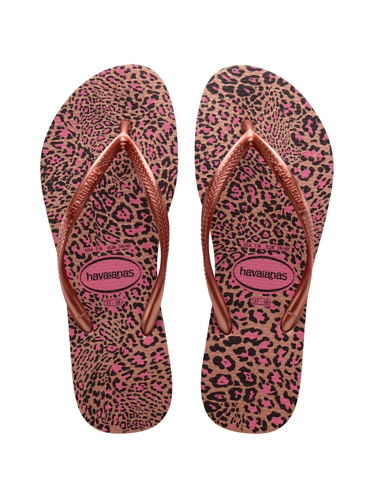 HAVAIANAS Tongs femmes Hav. Slim animals 4103352.6459 Rose