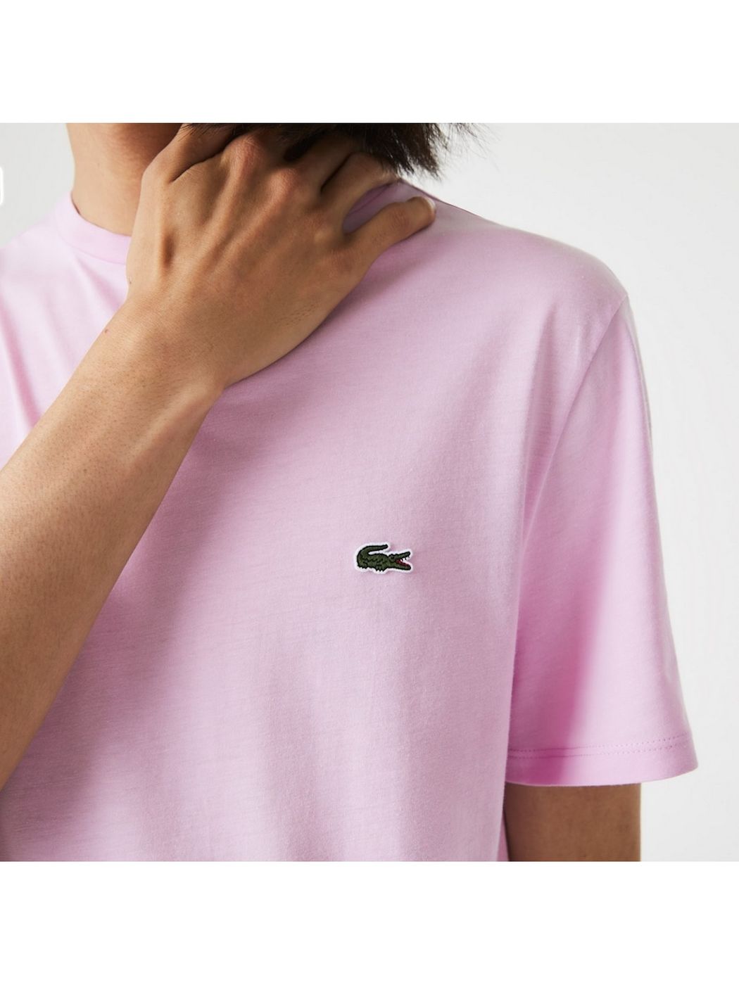LACOSTE Hommes T-Shirt et Polo TH6709 Z4H Pink
