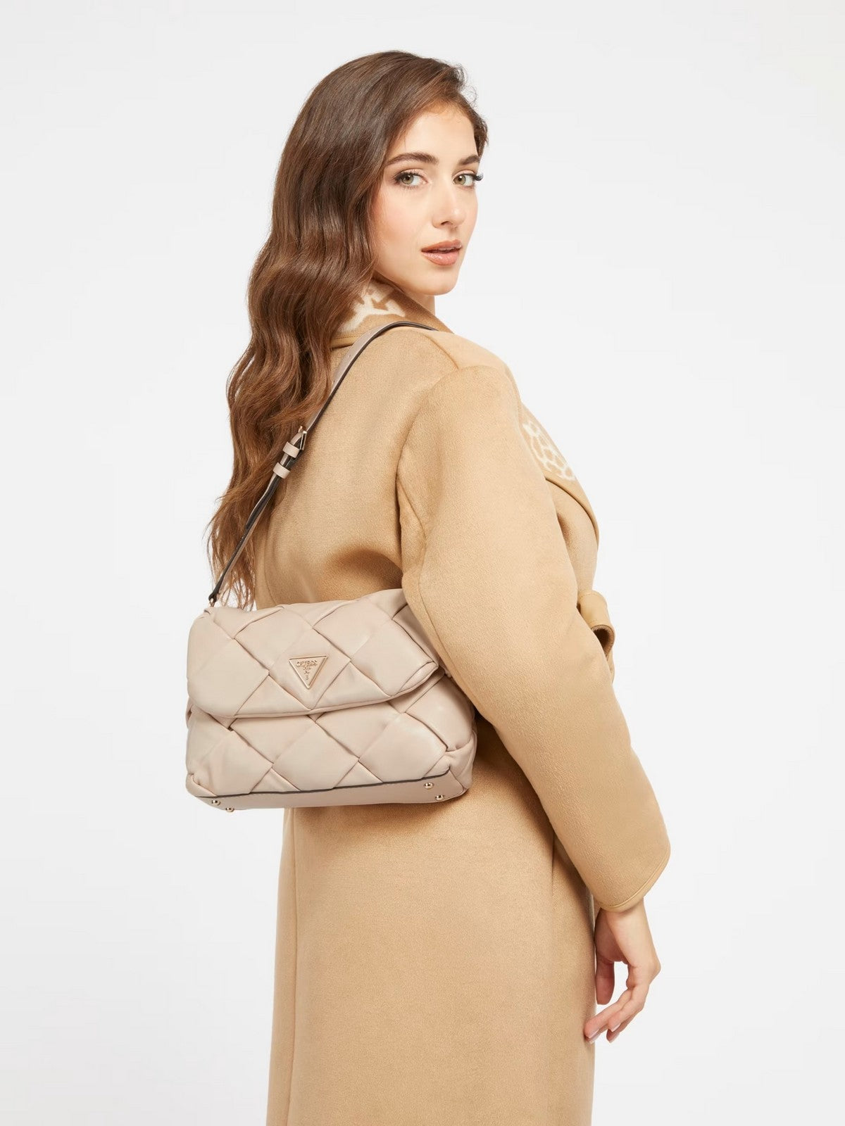 Sac pour femmes GUESS HWWG89 86190 STO Beige