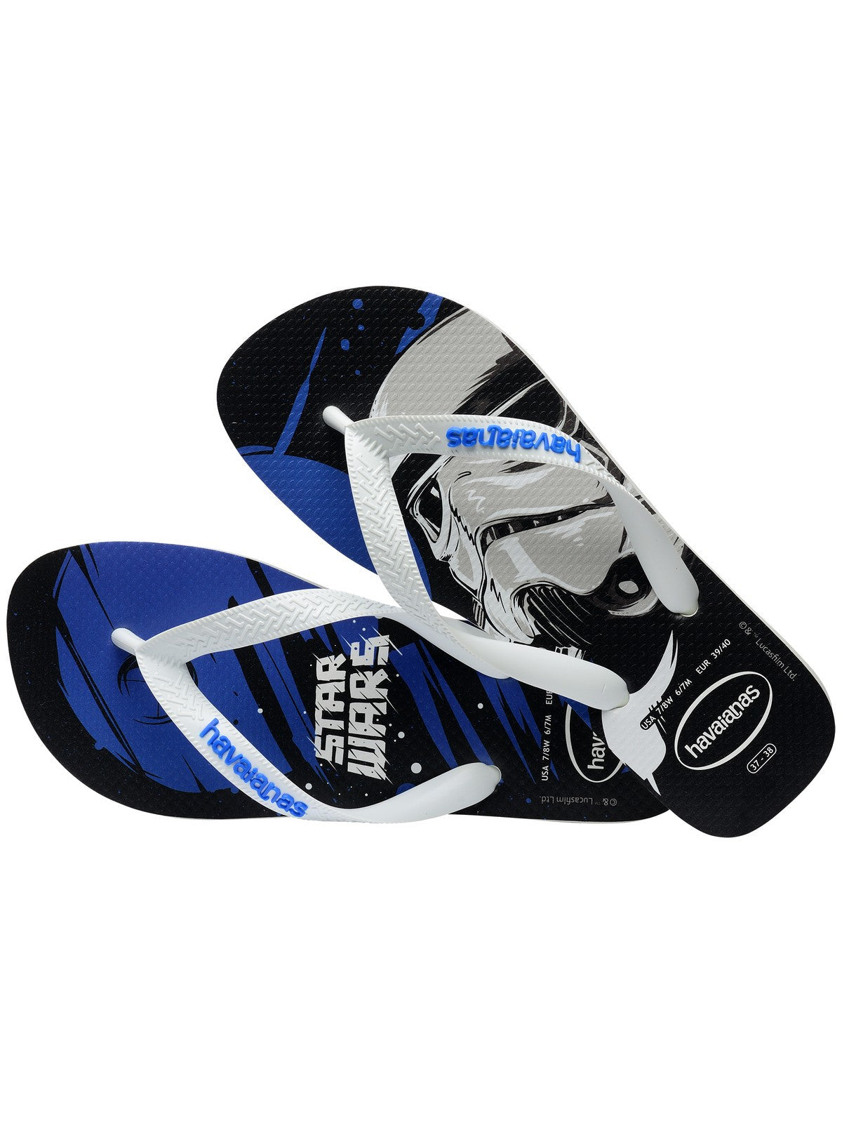 Tongs Hommes HAVAIANAS Hav. star wars 4135185.2099 Blanc