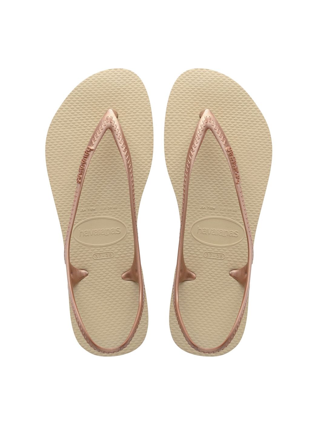 Tongs HAVAIANAS Femme 4145746.0154 Beige