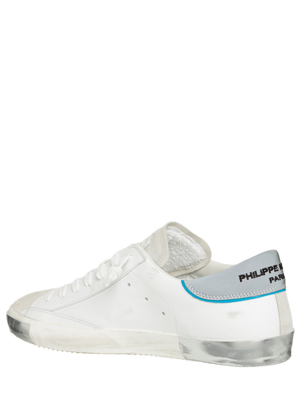 PHILIPPE MODEL Hommes Sneaker Prsx PRLU VRE1 Blanc