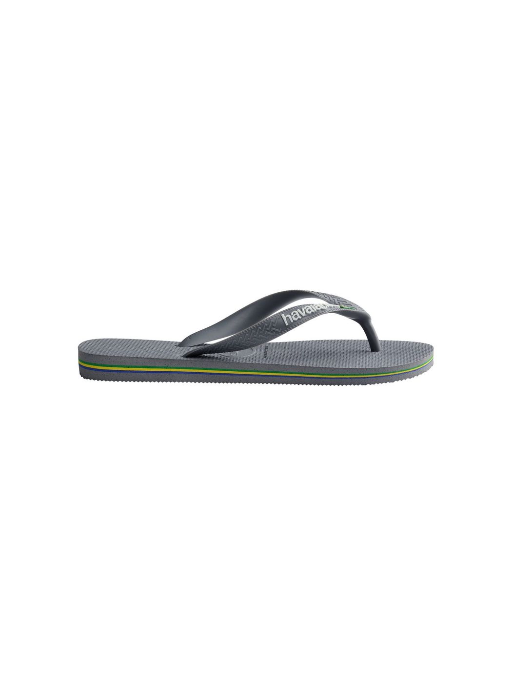 Tongs unisexes adultes HAVAIANAS Hav. Brasil 4110850.5002 Gris